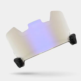 Clear Blue Sapphire Football Visor - EliteTek.com