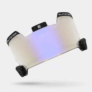 Clear Blue Sapphire Football Visor - EliteTek.com