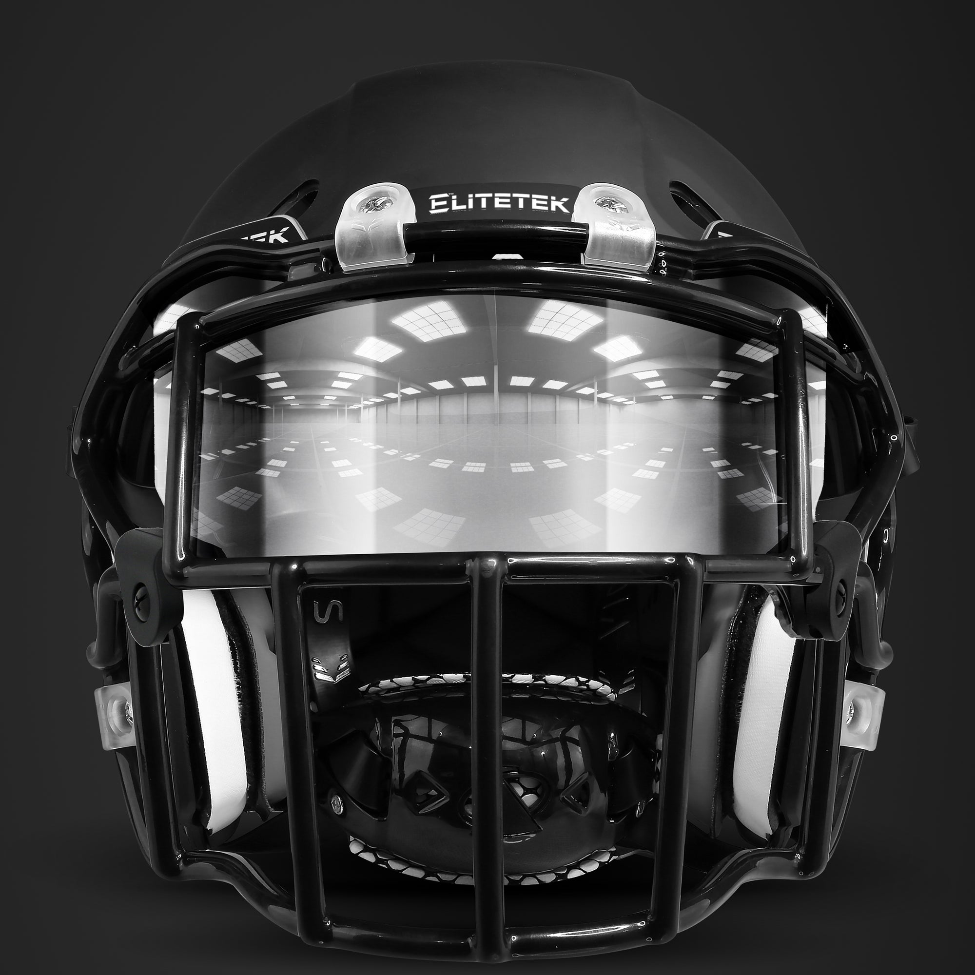 black mirror footbal helmet Mirror Football Visor – EliteTek Sports