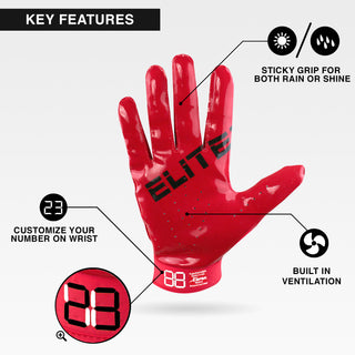 RG-14 Football Gloves - EliteTek.com